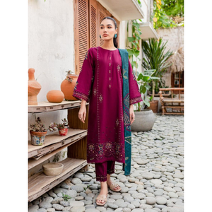 Shalwar Kameez de Diseño 2024, Estilo Boutique, Informal, para Fiesta, Moda India y Pakistaní, Transpirable, de Poliéster y Algodón - Product Image 5