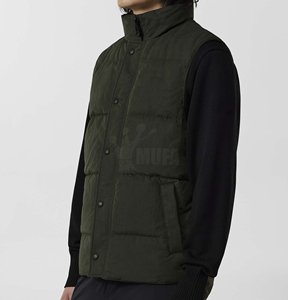 2025 vente chaude personnalisé col rond hommes léger imperméable bouffant gilet respirant vêtements d'extérieur pour l'hiver - Product Image 3