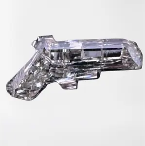 Meilleur prix de gros diamant de laboratoire coupé au pistolet E couleur SI clarté HPHT diamants de laboratoire CVD de forme fantaisie en vrac de fournisseur indien
