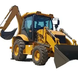 Koop Tweedehands Kat Lader Backhoe 416e Gebruikt Backhoe Loader Kat 416e/Graaflaadmachine Cat416e Voor Verkopen