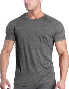 Chemises de compression hommes Logo personnalisé à manches courtes Gym Musculation avec échantillon Dry Fit Gym Sports T-shirt vierge - Product Image 1