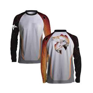 Custom Camo Upf50 + protección solar ropa de pesca de secado rápido hombres camisas de manga larga diseño su propio rendimiento Camo pesca camisas - Product Image 1