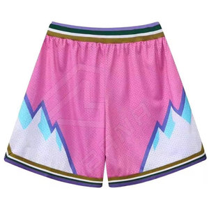 Pantalones cortos de baloncesto de algodón transpirable de alta calidad para hombre, clásicos, antiarrugas, logotipo personalizado, uso en gimnasio, técnicas sublimadas, tamaño - Product Image 2