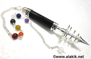 Bán Buôn Vàng Chakra Chỉ Donut Con Lắc Handmade Đá Quý Kỹ Thuật - Product Image 2