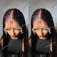 13x6 HD Pelucas delanteras de encaje Cabello humano Sin pegamento Pelucas frontales completas Proveedor Hueso Cabello liso Cabello crudo vietnamita Peluca de línea de cabello Lagos