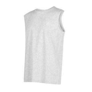 High Quality 2025 Customized Solid <b>Grey</b> Sleeveless Causal New Plain Blank Crew Neck Men's Tank <b>Top</b> <b>Vest</b> OEM ODM Service Design - Product Image 3