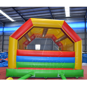 Heavy Duty PVC Inflatable <b>Trampoline</b> Castle Commercial Outdoor Kids Bouncing House Big Size Amusement Park Play Center - Product Image 2