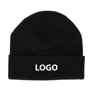 Gorro de invierno de acrílico de punto Jacquard de alta calidad OEM con logotipo personalizado patrón de camuflaje Unisex todos los tamaños disponibles - Product Image 3