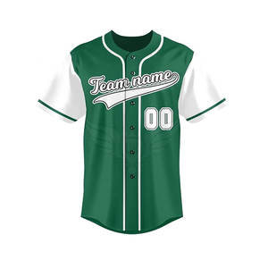 Maillot de baseball simple personnalisé Design personnalisé hommes Maillot de baseball vierge Maillots de baseball en gros - Product Image 2