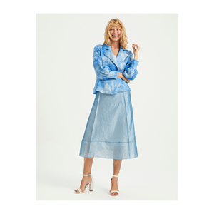 Veste pour femme BGN à double boutonnage avec col large, modèle S23J056 - Product Image 1