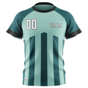 Uniformes de qualité supérieure pour l'entraînement de football pour les jeunes, maillot de football de couleur avec un design à col rond, ensembles d'uniformes de football - Product Image 6