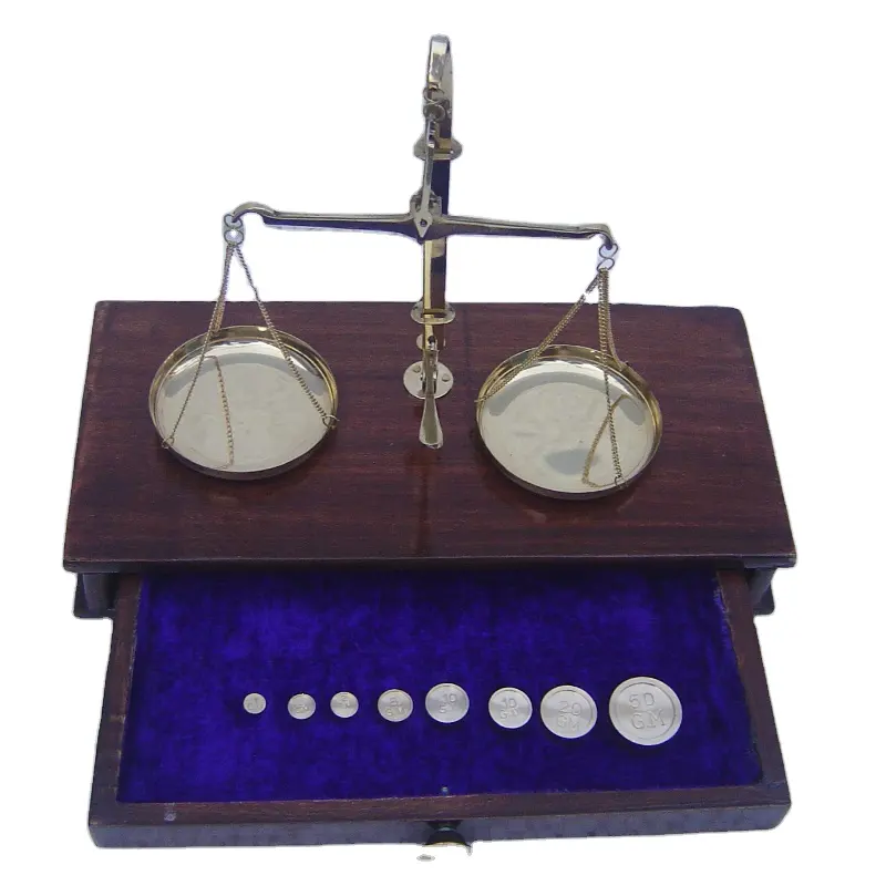 Indian Traditional Fancy balance Scale Old Fashion Vintage Weighing Scale for Decoration Nautical Weight Scale