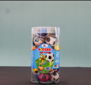 Dai Long Supplies Best Quality Round Soccerball Sweet Eye-Catching Tasty Soft <b>Candy</b> With Peach Jam Cartoon Pattern-Delicious! - Product Image 2