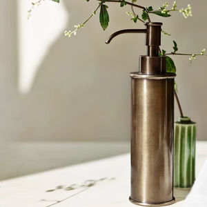 Distributeur de savon en métal polyvalent, pompe en acier, adapté au stockage de savon, de lotion et de désinfectant - Product Image 1