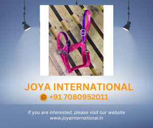 Cabestro multifuncional de cuero y nailon PVC en cabestro de caballo rosa y morado y alfombra de caballo de cuero - Product Image 2