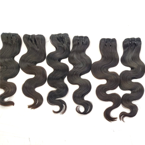 <b>Body</b> <b>Wave</b> Bundles Wholesale Brazilian Remy Machine Double Weft Soft Smooth Cuticle Virgin Raw Hair Closure 6x6 Frontal 13x6 Hair - Product Image 6