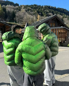 Veste d'hiver matelassée de haute qualité pour hommes, décontractée, respirante, en tissu de laine, fermeture éclair, veste de gros - Product Image 6