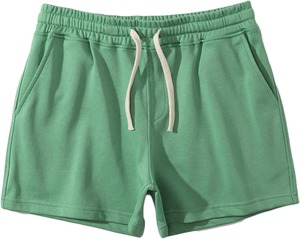 Pantalones Cortos Deportivos de Malla para Hombre, Cintura Media, Casuales, de Verano, para Exteriores, a la Moda, hasta la Rodilla, con Cordón, de Secado Rápido, Lisos, Teñidos - Product Image 1