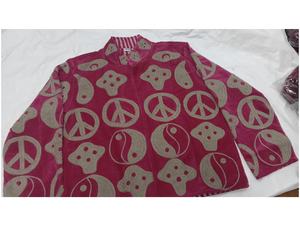 Chaqueta Bordada de Terciopelo Estampado al por Mayor con Cuello Mao, Técnica de Tejido para Fiestas de Invierno y Ocasiones Festivas - Product Image 5