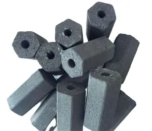 Procure Melhor Qualidade Smokeless Inodoro Natural Hexagonal Forma Briquetes Usados para Churrasco Para A Grécia