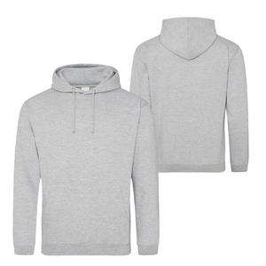 เสื้อมีฮู้ดแบบสวมหัวของผู้ชายแขนยาวใส่สบายพิมพ์ลายดีไซน์สีพื้นสำหรับฤดูใบไม้ร่วงและฤดูหนาว - Product Image 3