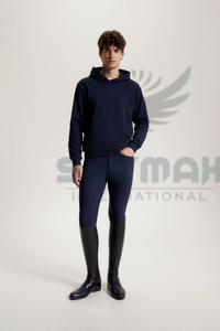 เสื้อสเวตเตอร์ขี่ม้าสำหรับผู้ชาย, เสื้อสวมหัวสำหรับนักขี่ม้าสวมใส่สบายและให้ความอบอุ่น - Product Image 4