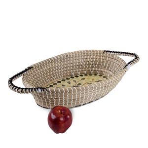 Bandeja de Pasto Marino Más Vendida para Servir el Desayuno, Contenedor de Servicio de Pasto Marino, Bandejas de Paja Tejida - Product Image 5