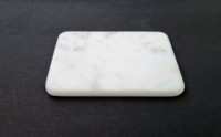Porte-savon en marbre de forêt brun naturel forme rectangulaire porte-savon indien fait à la main artisanat personnalisé salle de bain anneau plat