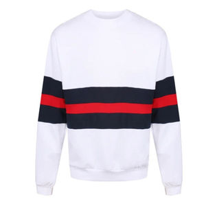 Sudadera de moda para hombre, sudadera informal de lana con cuello redondo, cintura cómoda, ropa de calle informal a rayas, sudaderas a la mejor venta - Product Image 4