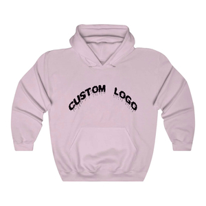 Sudadera de gran tamaño para mujer de forro polar de algodón orgánico 100% con capucha larga y logotipo personalizado - Product Image 2
