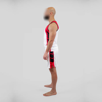 La más alta calidad Blanco Negro Rojo Manga sin mangas Haga su propia nueva llegada Premium Boxing Trunk & Tank Tops POR INCREÍBLES