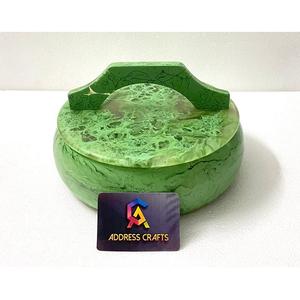 Bol en résine époxy avec couvercle, qualité supérieure, forme ronde, bol en marbre blanc à motifs, vaisselle, logo personnalisé, bols de service, plats, assiettes - Product Image 2