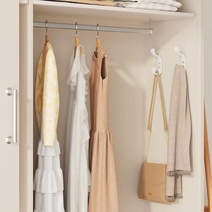 Luxury Aluminium <b>Wall</b>-Mounted Coat Hanger With Conveniently Hanging <b>Rails</b> for Clothing Baseball Caps Towels - Product Image 4