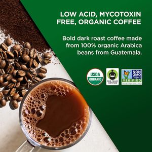 VitaCup Perfect Low Acid Coffee Ground Dark Roast Guatemala Single Origin, Clean & Pure for Drip Coffee Brewers 11 ounces - Product Image 3