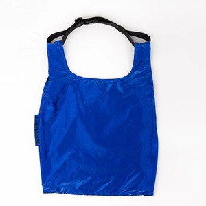 Sac à main réutilisable et pliable avec cordon de serrage Tissu coupe-vent Logo personnalisable Poignée latérale arrière Sac écologique - Product Image 4