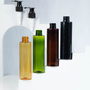 ขวดปั๊มทรงกระบอกสำหรับโรงงานเวียดนามขวด PET สีเขียวเข้มขนาด100มล.-24มม.-22ก. - Product Image 5