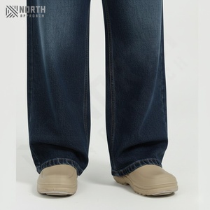 Pantalones Vaqueros de Algodón para Hombre, de Cintura Media, Rectos, Casuales, Ligeros, Transpirables, de Secado Rápido, con Logotipo Personalizado de Alta Calidad al por Mayor - Product Image 5