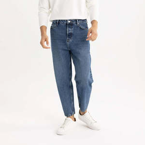 Bas quantité minimale de commande hommes Streetwear Baggy Jeans pantalons en gros hommes ample surdimensionné Jeans Denim pantalon - Product Image 4