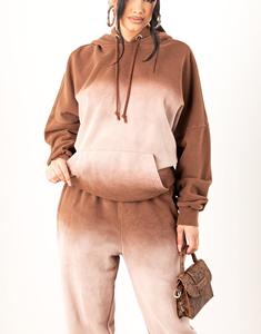 Women's Acid Wash Hoodie Customizable Logo Print <b>Slim</b> Fit Casual Style Plus Size Options for Spring Factory Price Winter Wear - Product Image 2