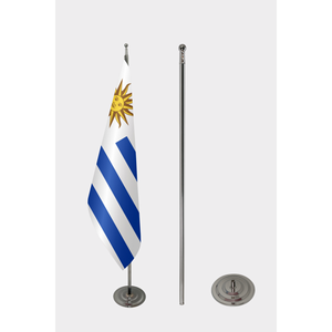 Bandera Oficial de Uruguay Personalizada de 3x5 pies, Técnicas de Impresión Digital, Materiales de Seda, Algodón y Plástico, Aluminio, Personalización Automotriz - Product Image 2