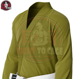 Kimono de BJJ Unisex, Uniforme Elástico, Transpirable y Ligero de Poliéster y Algodón para Entrenamiento de Artes Marciales - Product Image 5