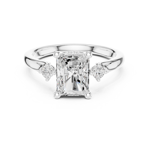 Elegant Terra Jewels Bague de mariage en or 10K Solitaire Moissanite Bijoux en diamant - Product Image 3