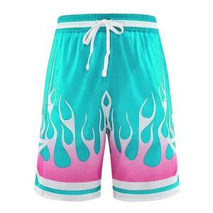 Pantalones Cortos de Baloncesto Personalizados 2026, Unisex, de Malla de Poliéster, al por Mayor, Lisos o con Estampado, Deportivos, Transpirables, de Secado Rápido, 3D - Product Image 4
