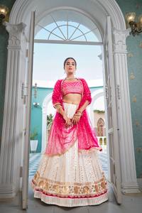 Lehenga Choli-ropa de fiesta de boda bordada para mujer, Mehandi funcional, diseñador de lujo, último patrón, Lahenga Choli, venta al por mayor - Product Image 4