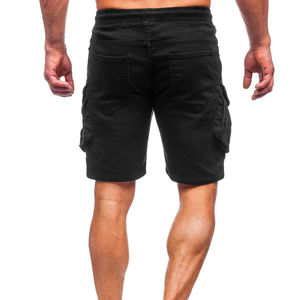 Pantalones Cortos Deportivos de Algodón Transpirables de Secado Rápido para Hombre 2025, Pantalones Deportivos Personalizados de Moda con Cintura Media y Largo hasta la Rodilla, OEM - Product Image 3