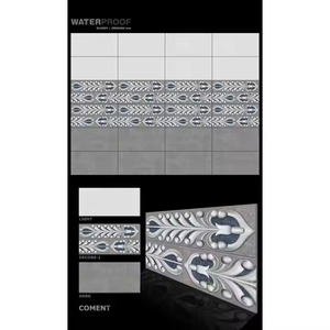 Azulejos de cerámica de alto grado con aspecto de piedra 3D de 300x600mm, 12x24 diseños modernos y frescos para restaurantes e interiores - Product Image 6