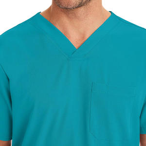 Vêtements de travail pour infirmières, ensembles de blouses d'hôpital à col montant, pantalons de jogging à séchage rapide, manches courtes, tissés, en gros, pour femmes - Product Image 3