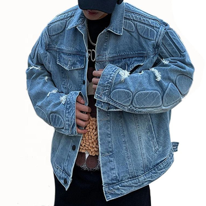 Chaquetas de mezclilla para hombre hechas en fábrica Servicio OEM Chaquetas de mezclilla para hombre Venta caliente Chaquetas de mezclilla para hombre - Product Image 1