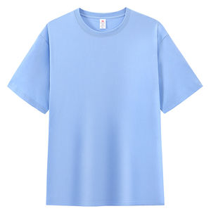 Poids lourd 340G haute qualité O cou t-shirts surdimensionné goutte épaule O-décolleté à manches courtes hommes O cou t-shirts - Product Image 4