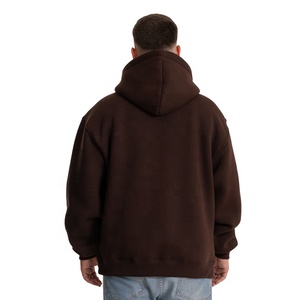 Sudadera con Capucha para Hombre, 100% Algodón, Gruesa, Personalizada, ODM, Invierno, Estampada, Corte Regular, Lisa, Venta al Por Mayor de Fábrica 2024 - Product Image 4